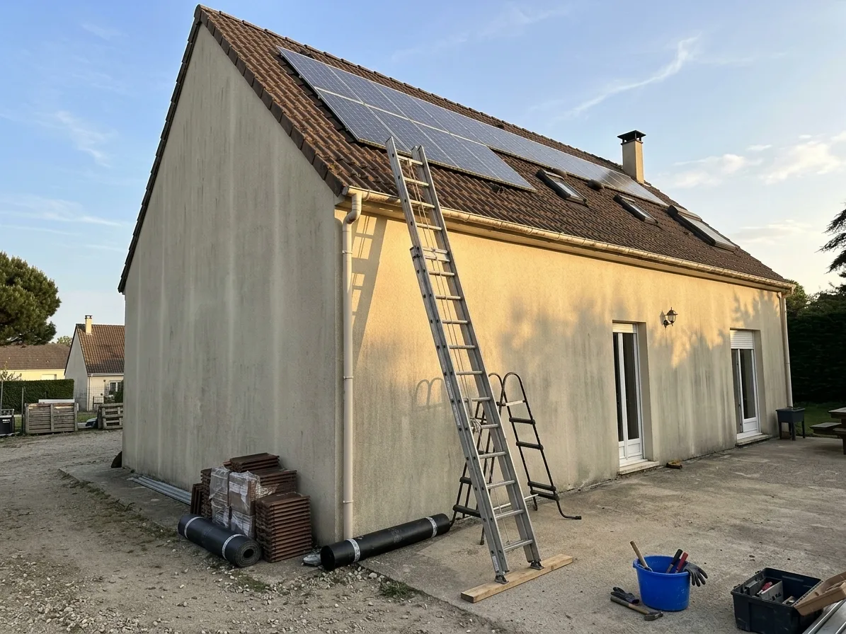 Démoussage de toiture à Ozoir-la-Ferrière